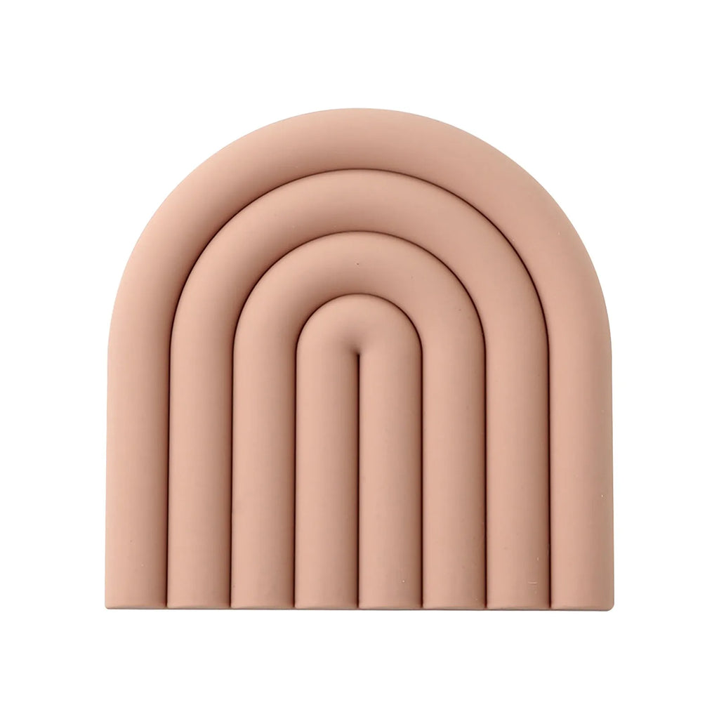 Multifunction Silicone Pot Mat Insulation Pad Bowl Mat Placemat Plate Mat Silicone Mat Dining Table Home Rainbow Mat Qme Pink