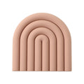 Multifunction Silicone Pot Mat Insulation Pad Bowl Mat Placemat Plate Mat Silicone Mat Dining Table Home Rainbow Mat Qme Pink