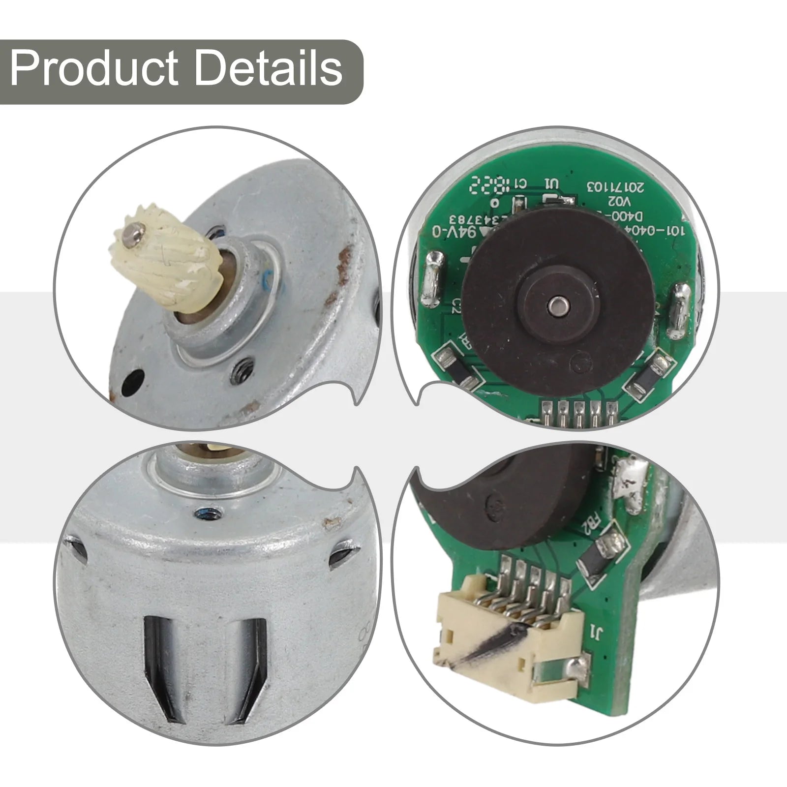1x Vacuum Cleaner Wheel Motor For R500 30C 35C 11s Max For G10 For Conga 1090 Sweeper Robot Wheel Motor Accessoreis Qme