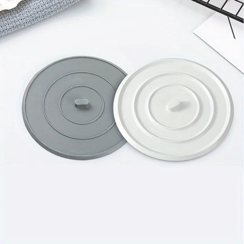 1/2pcs Sink Anti-clogging Soft Rubber Floor Drain Mat, Bathroom Drain Deodorant Cover, Shower Drain Cover Easy To Install Qme