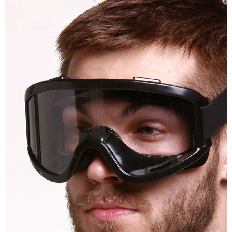 Eye Protection Anti - Dust Safety Glasses for Motorcycle, Off - road Cycling, Men and Women, Dust - proof Eyeglasses Qme