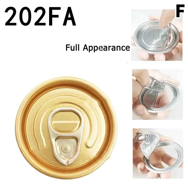 Pull Ring Lid Beverage Soda Drink Beer Cola Lids Food Can Cover Seal Qme F