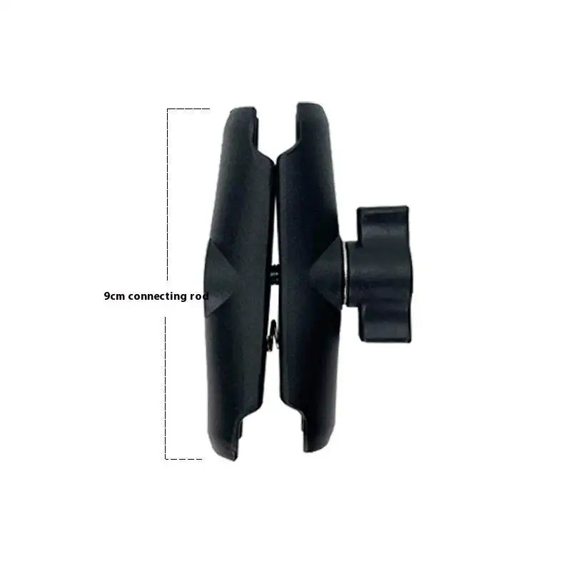 1 Ball Head Mount Adapter Pole Double Socket Arm Aluminum Alloy RAM Qme 9cm