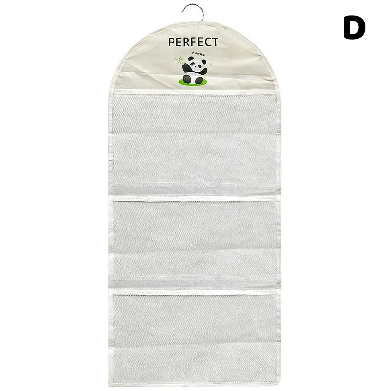 Breathable Mesh Wall Hanging Bag Underwear Socks Household Closet Qme D
