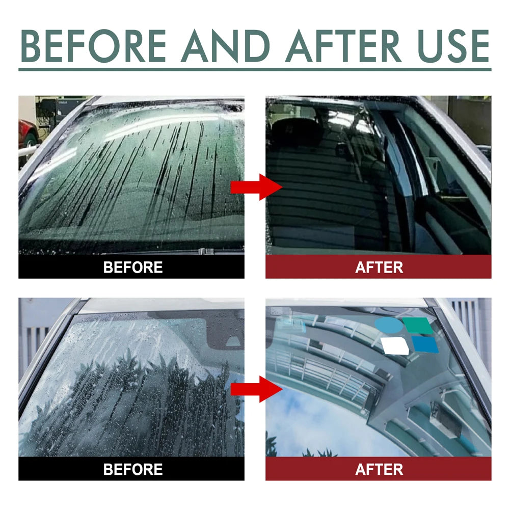 100/200ML Anti-fog Windshield Treatment Spray Anti Rain Coating Windshield Mirror Repellent Car Glass Spray Auto Accessories Qme