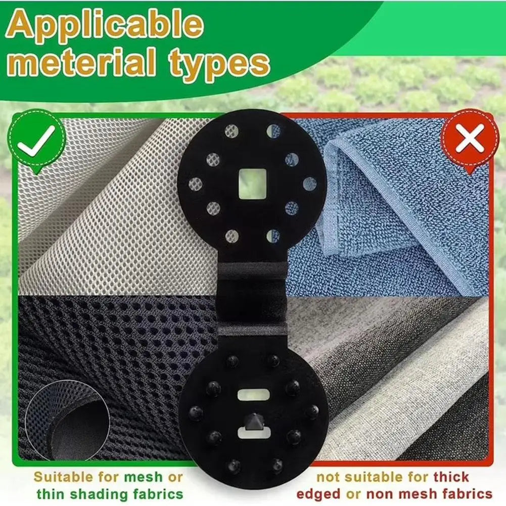 Plastic Awning Clips Hooks Fixing Garden Anti Bird Netting Greenhouse Qme