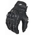 Mens Women 4 Season Driving Supertech Black/White Motorcycle Leather Gloves Racing Glove Motorbike Cowhide Racing Bike Knight Qme leather black M