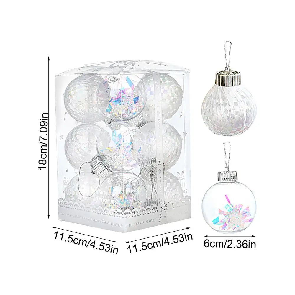 Christmas Ornaments Transparent Pendant Balls Tree Shopping Mall Qme D China Mainland AS SHOW