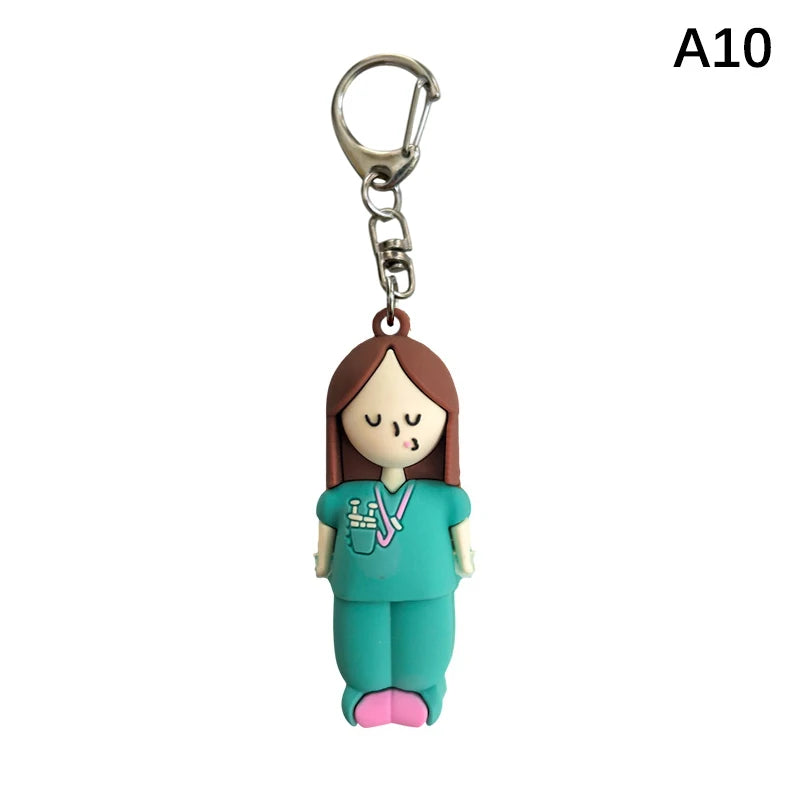 New 1Pc Syringe-Shaped Ampoule Bottle Opener Keychain Rubber Cutter Aid Medication Vial Breaker Tool For Home Nurses And Doctors Qme A10