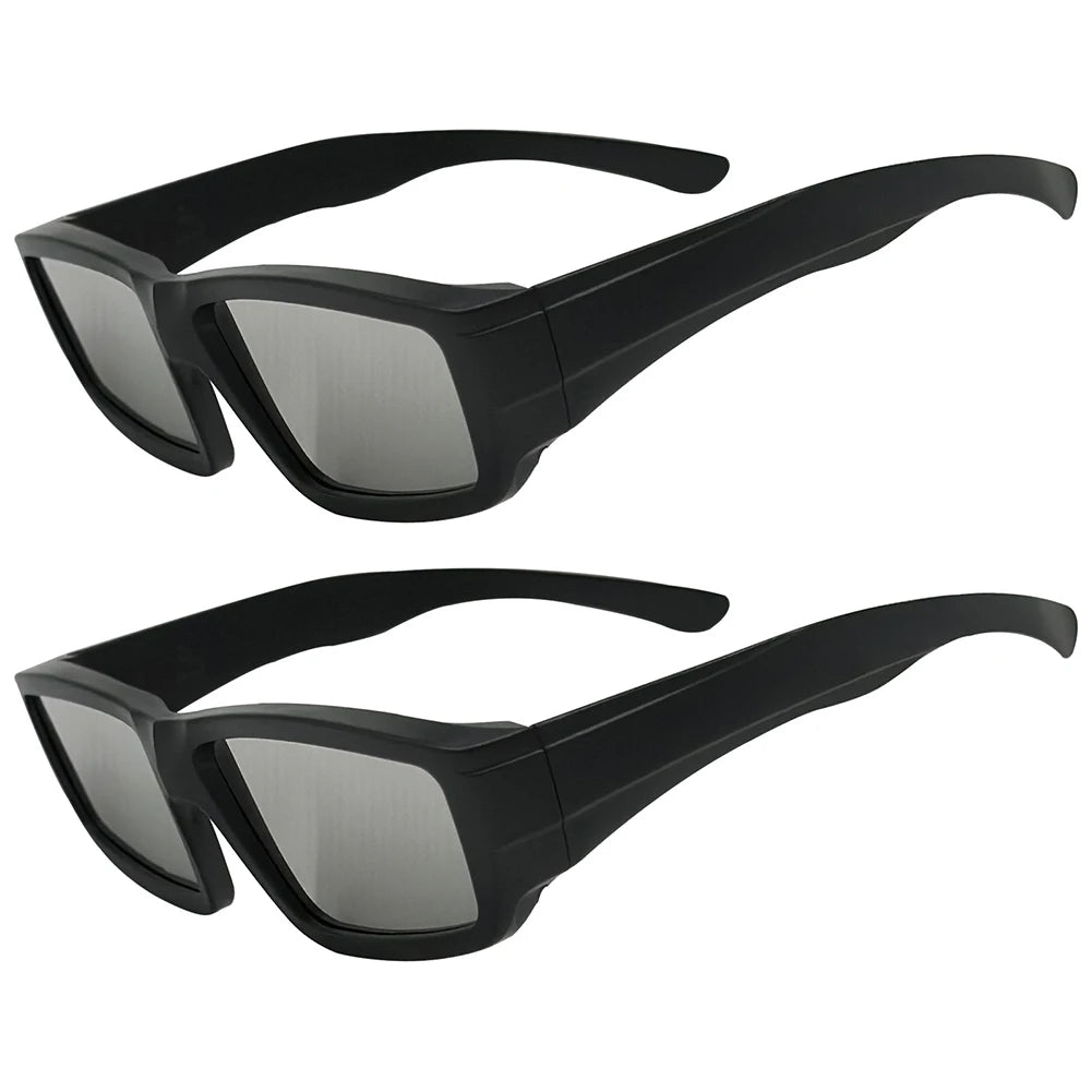 1/2/3/5 Pack Safe Shades ISO Certified Plastic Eclipse Glasses Solar Eclipse Viewing Glasses Direct Sun View Safe Eye Protection Qme 2Pcs
