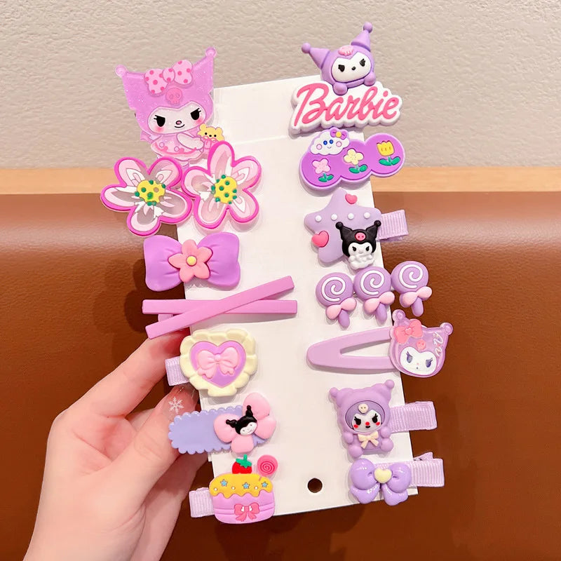 14-Piece Kuroomi Korean-style Hair Accessory Cute Gentle Qme 3