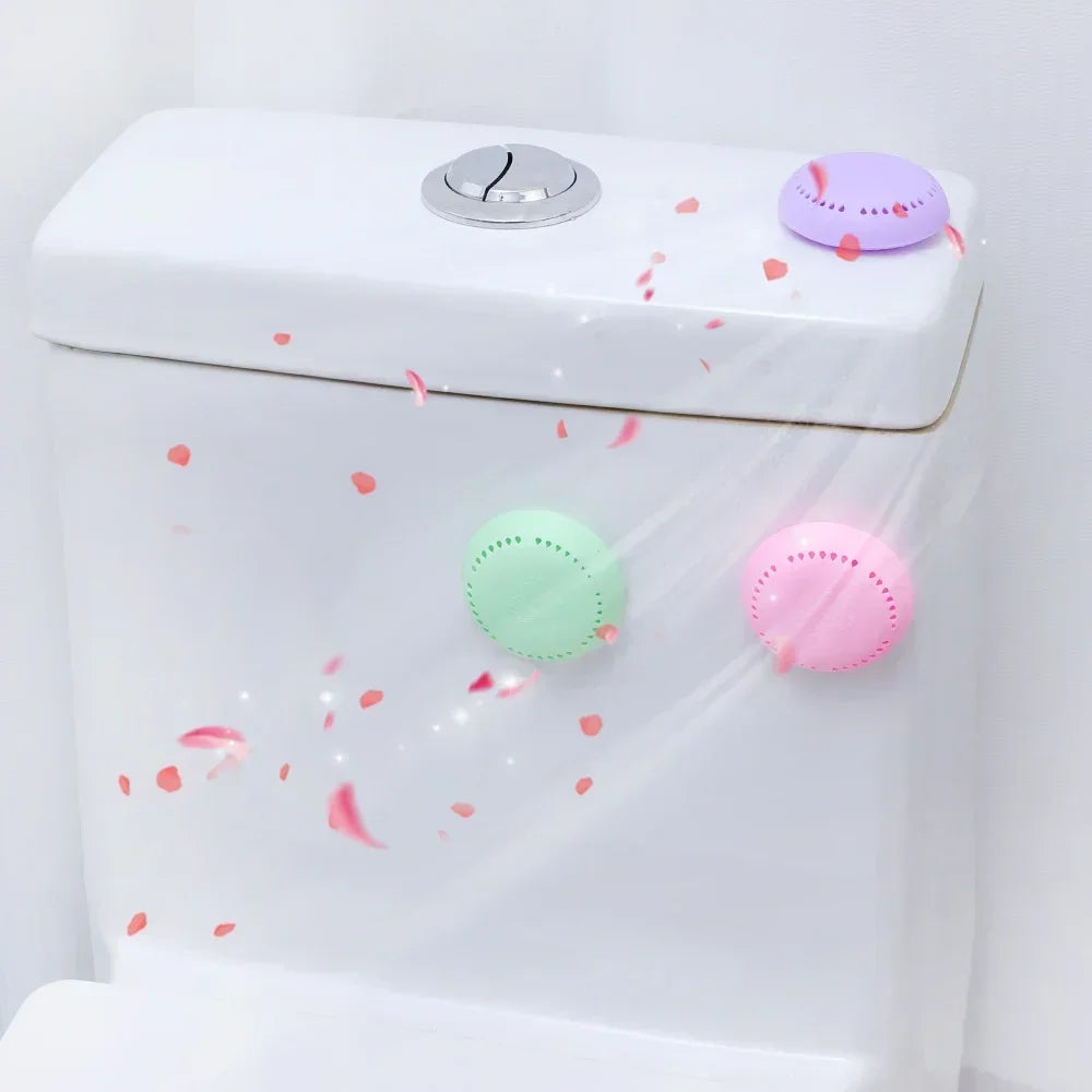 Solid Air Aromatherapy Freshener Toilet Lasting Deodorization Home Wardrobe Car Household Solid Fresheners Self-adhesive 6pcs Qme