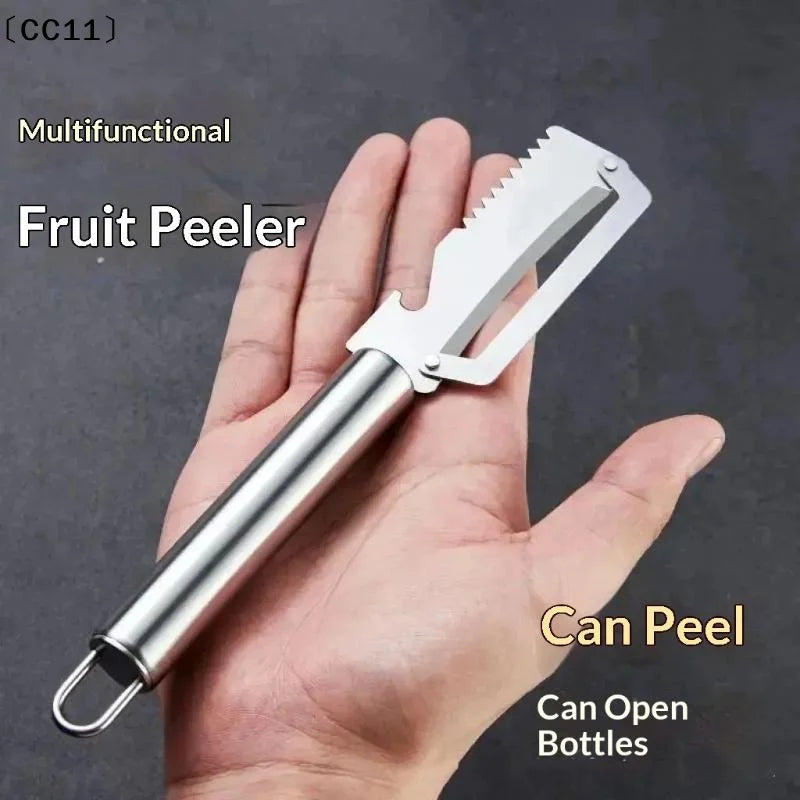 Stainless Steel Cutter Peeler Quick Safe Fruit Peeling Pit Removal Qme