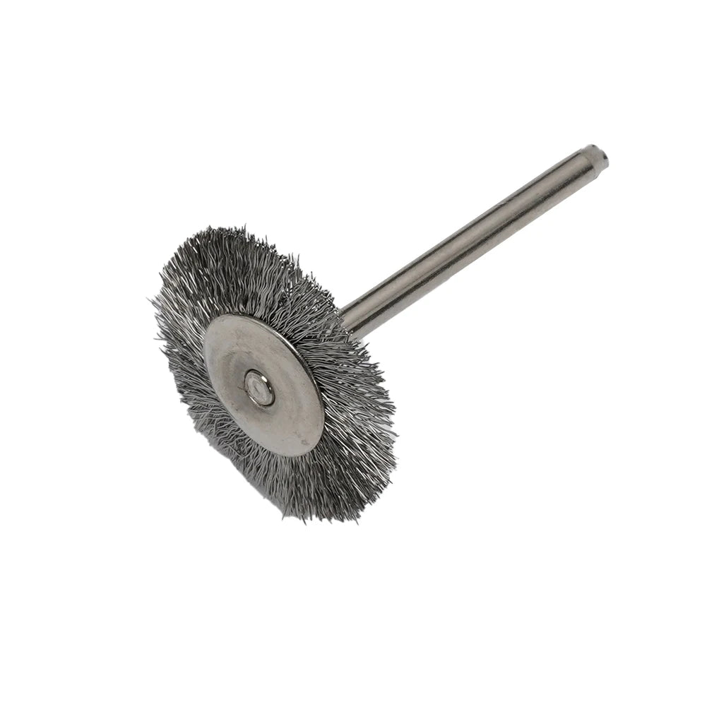 24Pcs Brass BrushSteel Wire Wheels Brushes Drill Rotary Tools Polishing For Dremel Rotary Tools Metal Rust Removal Brush Set Qme