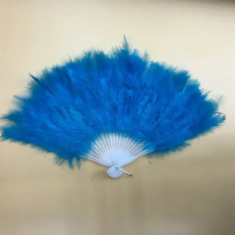Soft Fluffy Lady Burlesque Wedding Hand Fancy Dress Costume Dance Qme