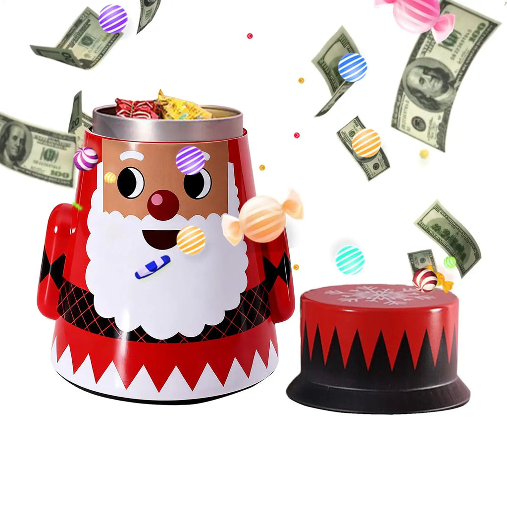 Christmas Jars Airtight Food Storage Container Decorations Snack Qme