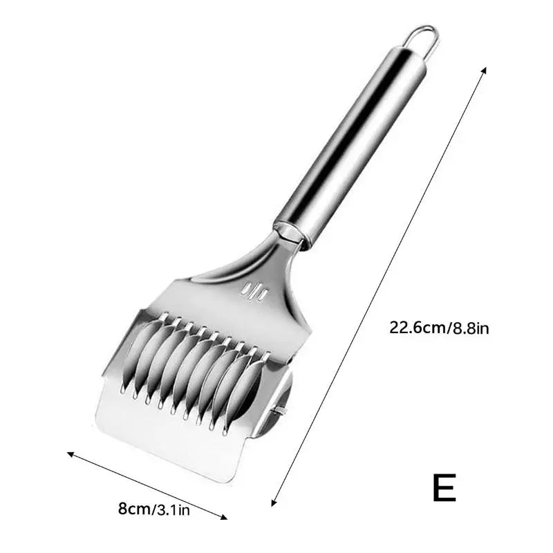 Stainless Steel Manual Spaghett Cutter Pasta Machine Dough Noodles Qme E