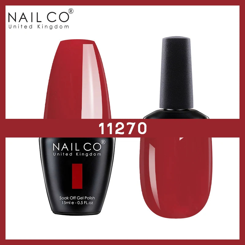 NAILCO Nude Nails Gel Nail Polish UV LED Semi-permant Varnish Hybrid