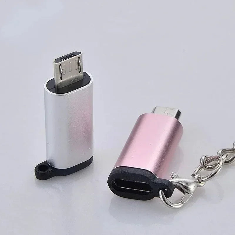 10pcs otg Type C to Micro usb cable Converter Type C To USB 3.0 OTG Adapter for MacbookPro Xiaomi Samsung phone Charging Cable Qme