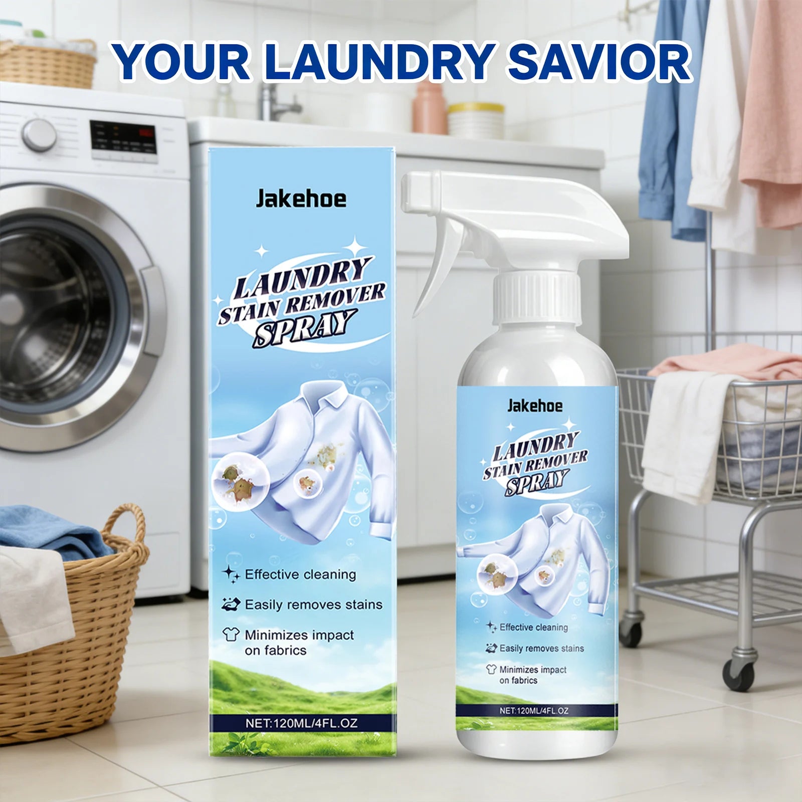Clothes Cleaning Spray Quickly Decompose Stubborn Stains Remove Odor Prevent Yellowing Restore Luster Laundry Fabric Maintenance Qme