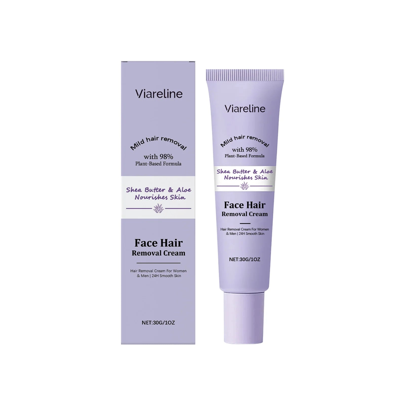 Face Hair Removal Cream Gentle Painless Facial Depilatory Remove Upper Lip Chin Sideburns Hair Non-irritating Nourish Skin Care Qme 30g Boxed