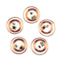 5Pcs 13.56Mhz UID 125Khz IC Card ID Rewritable Changeable Chip Keyfob RFID T5577. Qme 5pcs