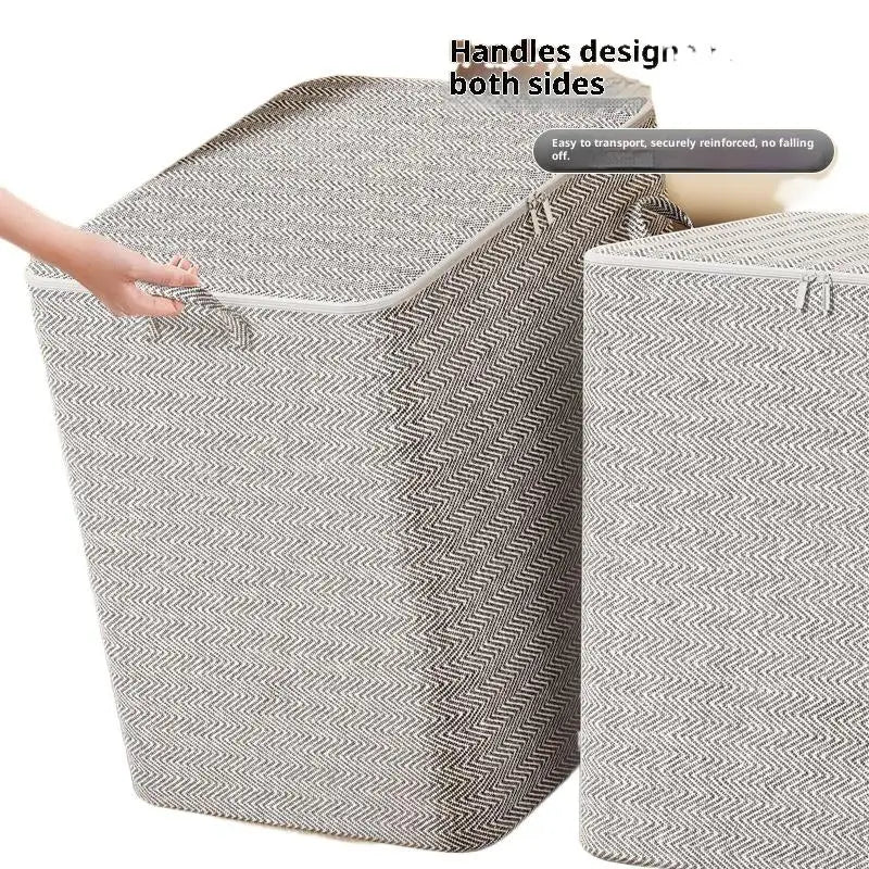 Clothes Storage Box Cover Baby Foldable Large Laundry Basket Qme