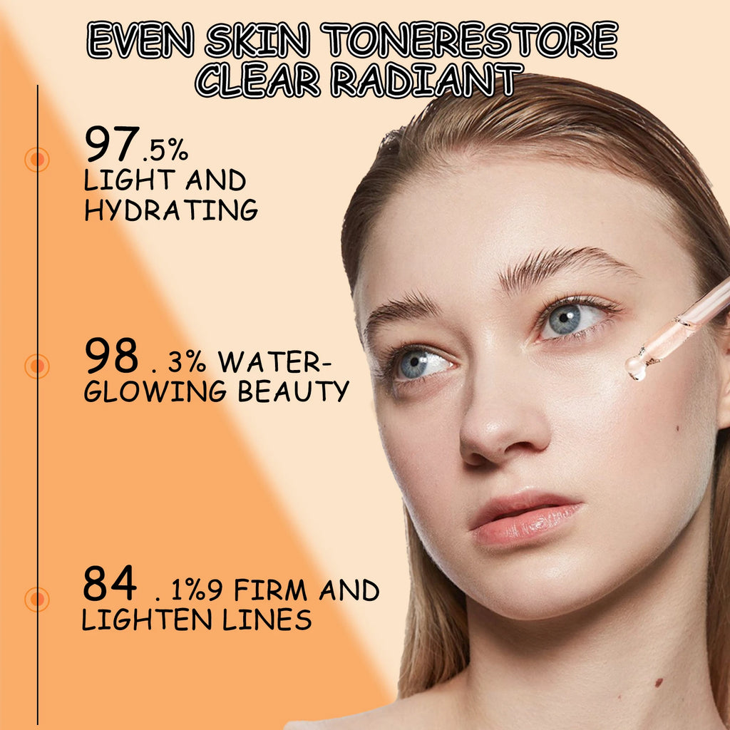Nicotinamide Face Serum Brightening Moisturizing Smoothing Shrink Pores Facial Essence Glowing Facial Moisturizer for Daily Skin Qme