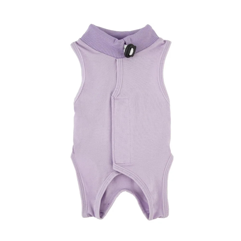Convenient Soft Cat Sterilization Clothing Anti-licking Breathable Qme Purple S