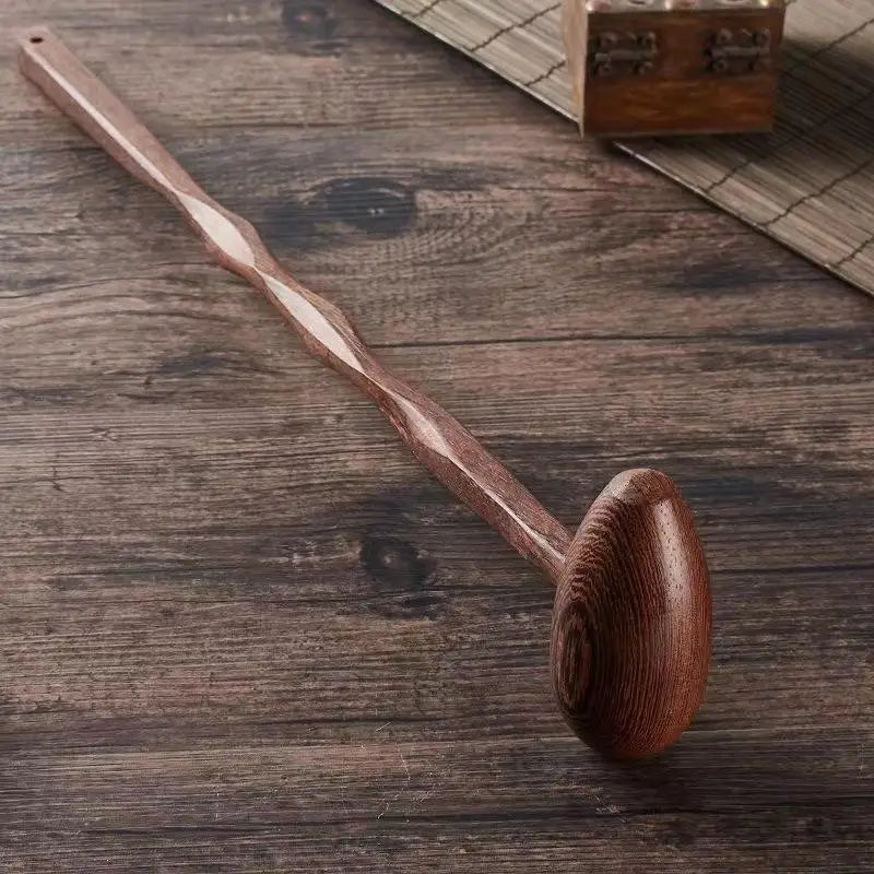 Wooden Massager Ball Hammer Reduce Soreness Percussion Spring Fatigue Qme A5