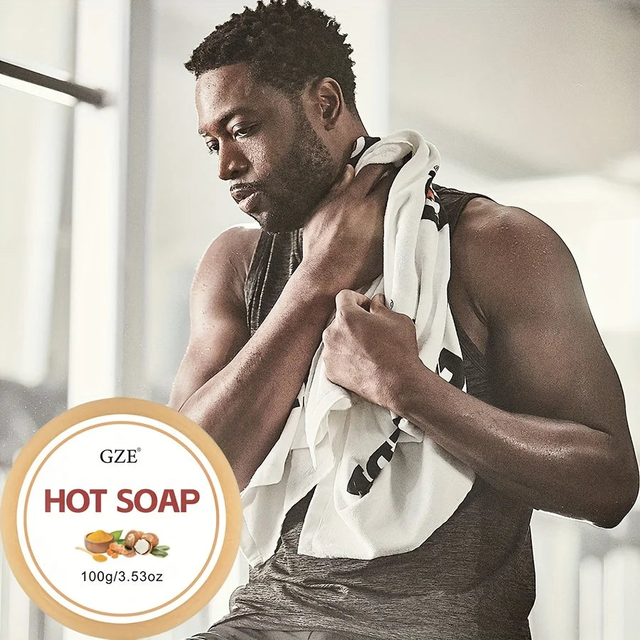 GZE Sweat Workout Enhancer Body Hot Soap - Makes You Sweat Harder and Faster, Body Massage Hot Bar Improve Workout Muscle Qme