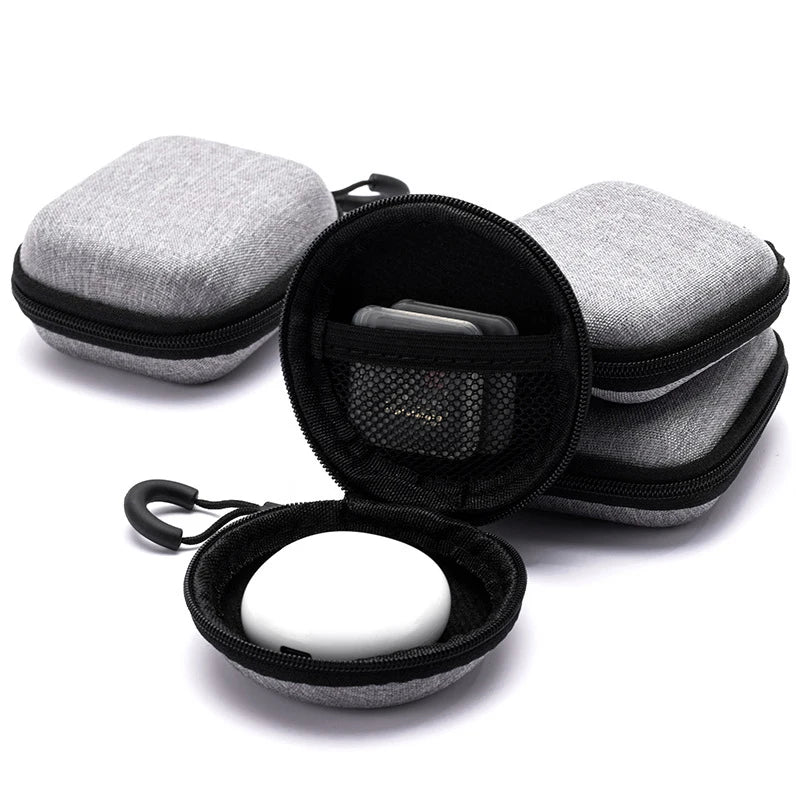 Portable Shockproof Headphone Case Earphone Bag Headset Storage Hard Qme
