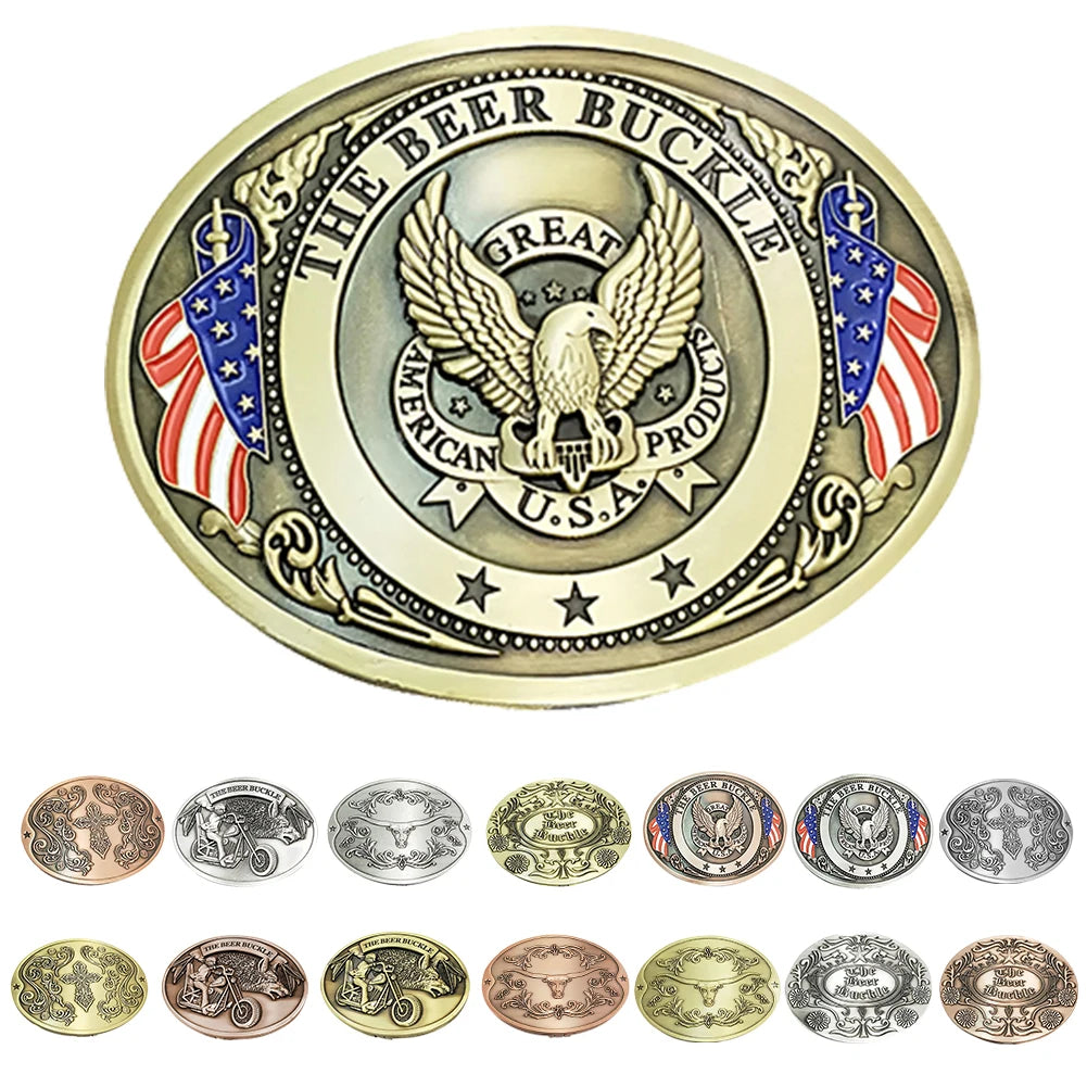 Metal Beer Head Belt Buckle Can Holder Outdoor Metal Beer Head Belt Funny Bottle Buckle for Camping Portable Bar Can Holder Qme
