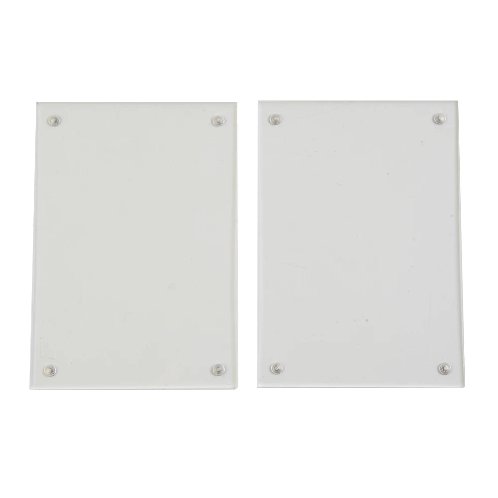 Transparent Acrylic Display Board Magnetic Double Sided Photo Frame Clear Crystal Poster Desk Show Stand Desktop Decor For Home Qme 6x9cm
