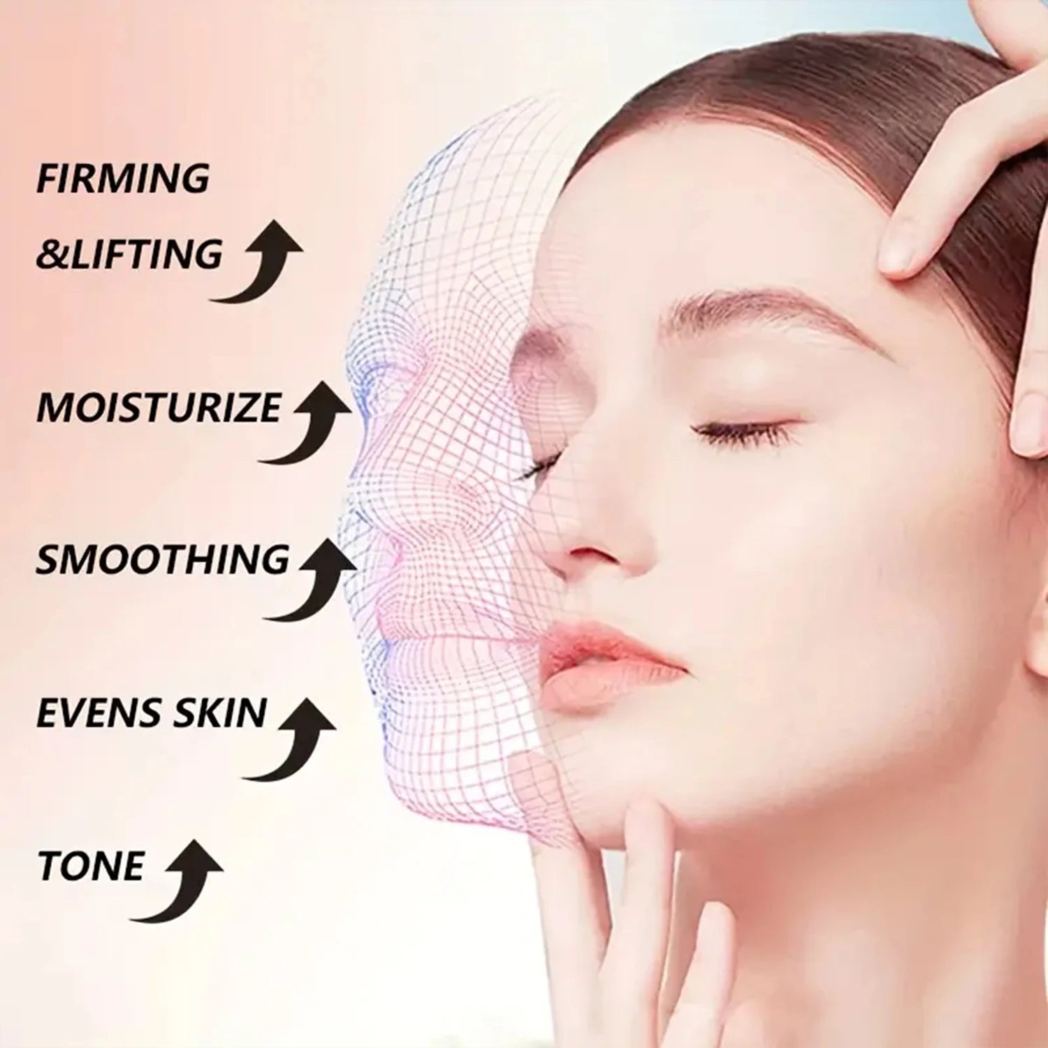 Instant Firming Face Cream with Retinol & Bee Venom - 2-Minute Wrinkle Tightening & Moisturizing for Confident Skin Qme