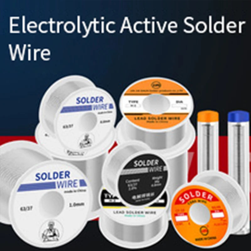 0 6 8 1 2 Solder Wire Tin Roll Clean Rosin Welding Core Soldering Qme