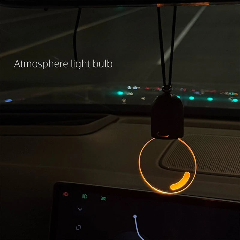 Acrylic Luminous Light Bulb Pendant Mini Jewelry Retro Atmosphere Qme
