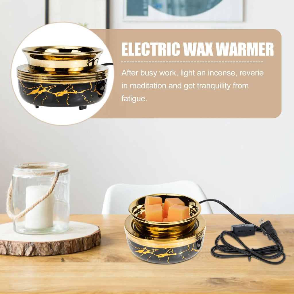 Ceramic Incense Burner Bowl for Meditation Relaxation Aromatherapy Stress Relief Bedroom Yoga Room Decor Compact Scented Wax Qme