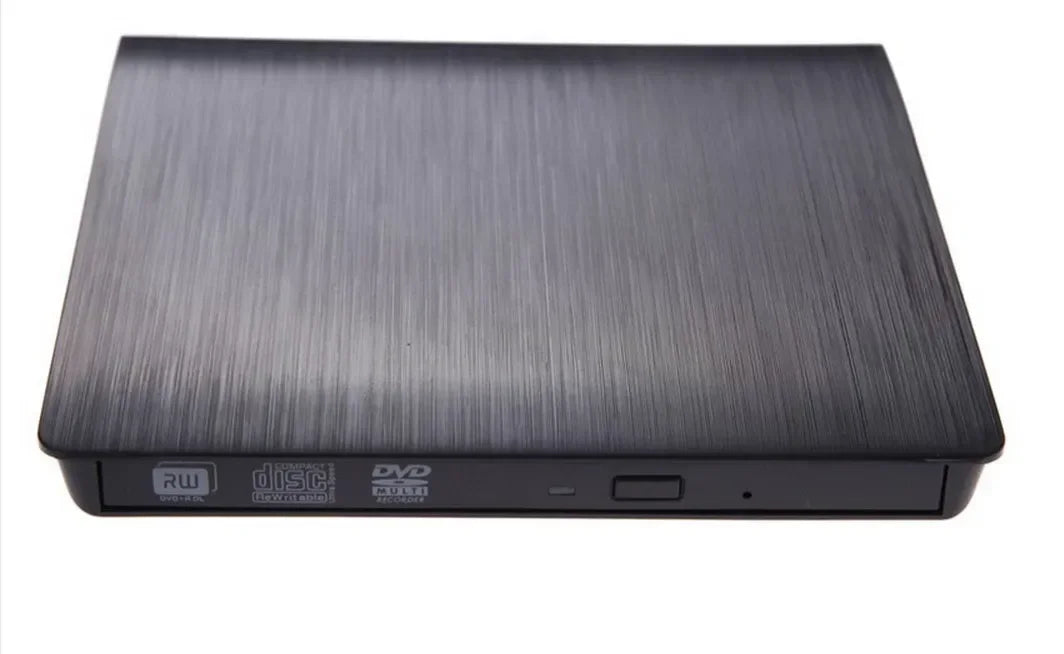 External USB 3.0 High Speed DL DVD RW Burner CD Slim Portable Optical Drive for Asus Samsung Acer Dell Laptop HP Qme black