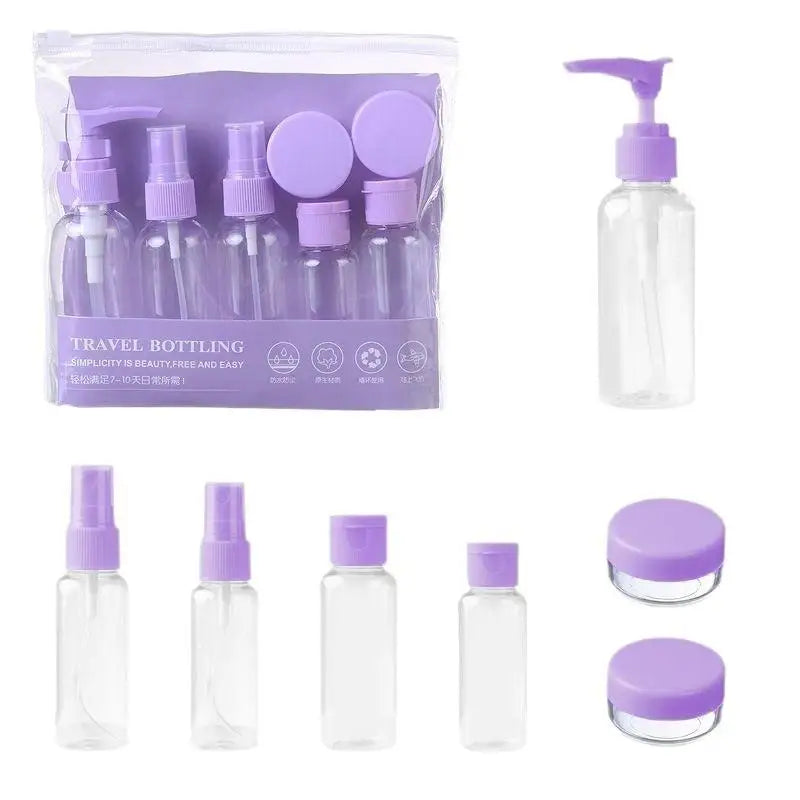 Multipurpose Leak Proof Refillable Bottles Toiletries Travel Qme