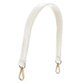 Advanced Detachable Leather Handbag Straps, Hardware Buckle Accessories, DIY Diagonal Bag Handles, Leather Straps for Handbags. Qme White 1pc