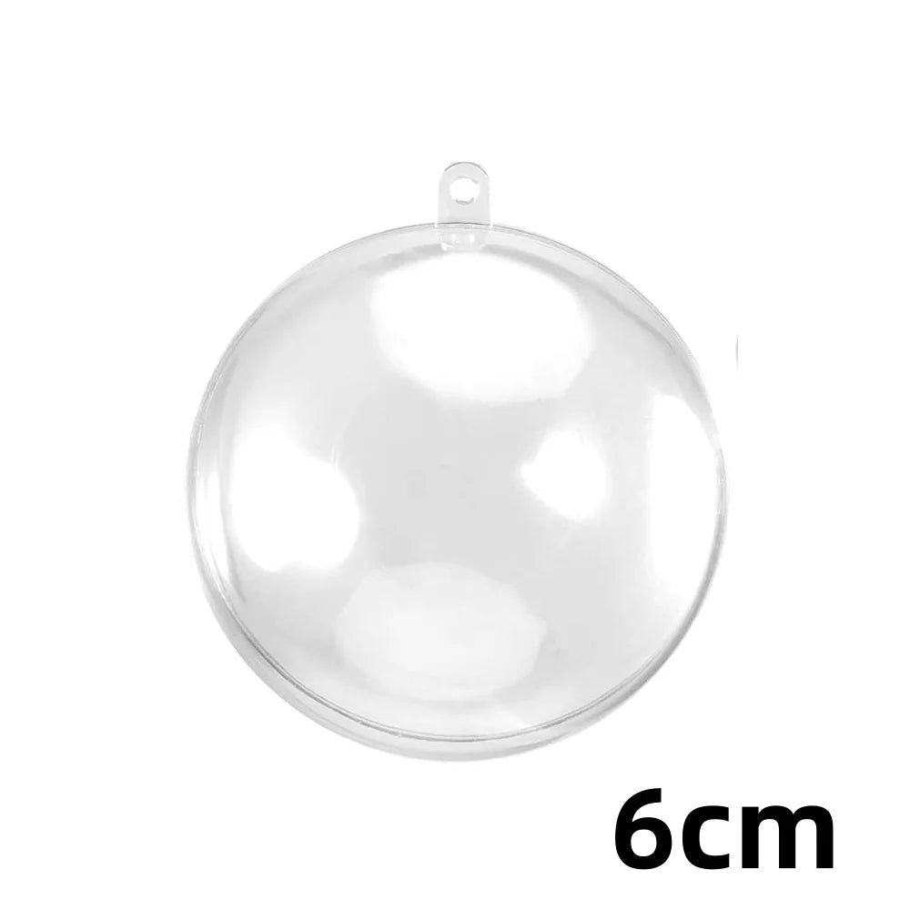 20-5PCS Christmas Filling Decorative Ball Christmas Tree Decoration Filling Pendant Christmas Home Decoration Party Accessories Qme 6cm 20pcs