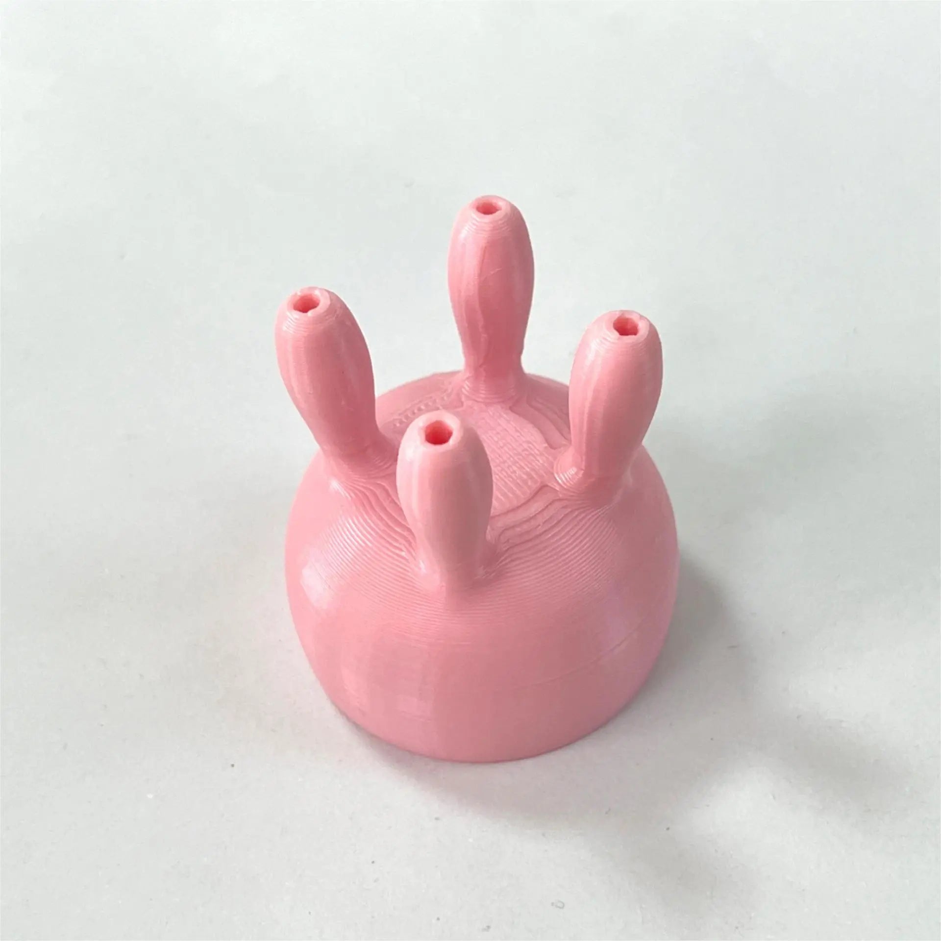 3D Printed Milk Box Lid Beautiful Cow Model Reversible Qme Pink