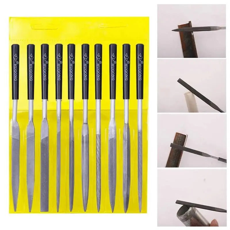 Metal Needle File Wood Rasp Polishing Hand Filetools Steel Needl Qme