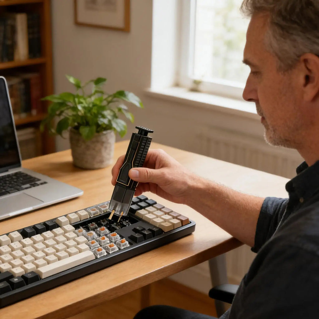 Keyboard Keycap Puller 4-Claw Grip Key Mechanical Switchs Removal Qme