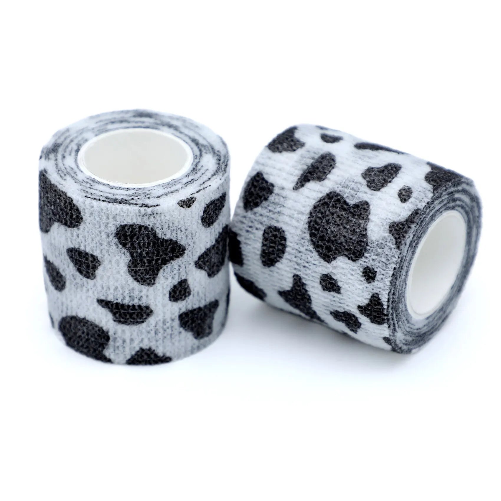 6 Roll Medical Therapy Elastic Bandage 4.8m Printed Sports Knee Protector Colorful Self Adhesive Wrap Tape for Finger Joint Pet Qme 5.0cmX4.8m The cow 6pcs