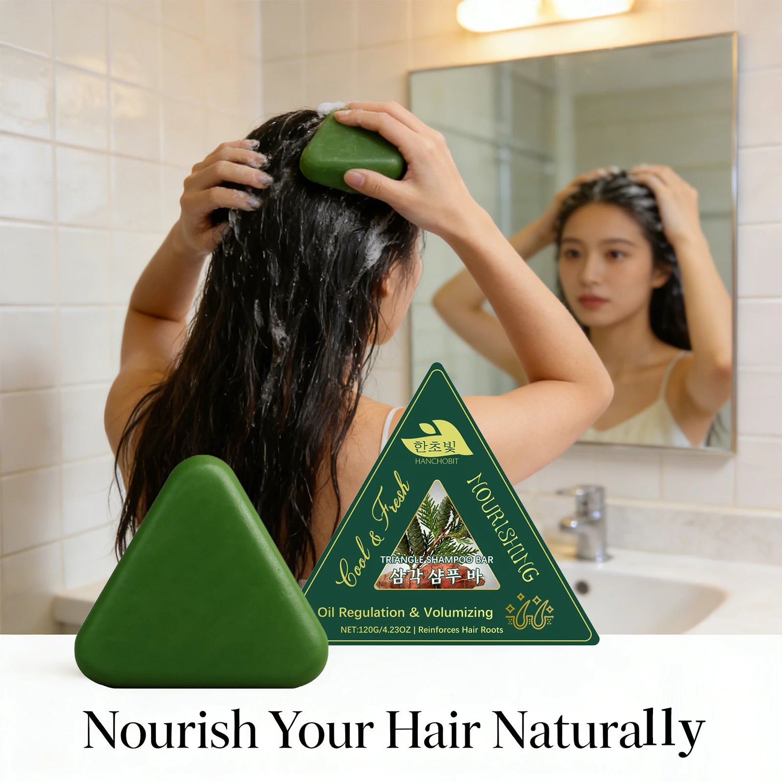 Herbal Shampoo Soap Reduce Hair Breakage Cleaning Anti Dandruff Oil Control Restore Nutrition Strengthening Scalp Handmade Soaps Qme