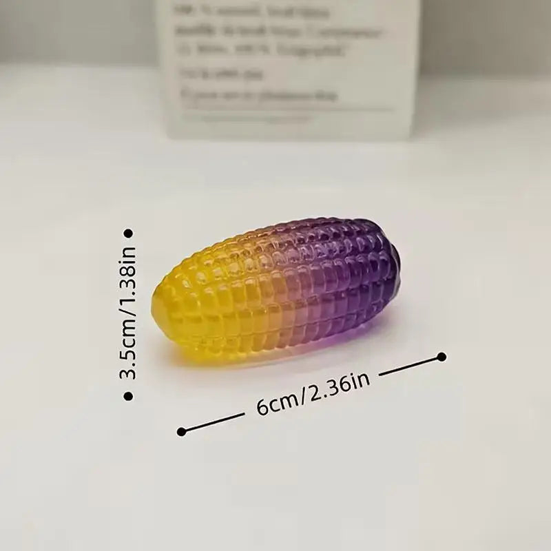 Desktop Decoration Photography Prop Good Luck Crystal Corn Ornament Qme