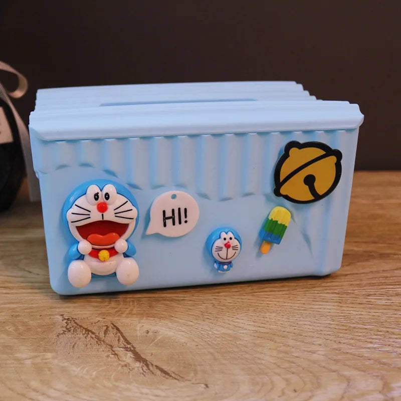 Hello Kitty Pink Creative and Cute Tissue Box Bathroom and Household Tissue Holder, Living Room Plastic Napkin Holder Qme 17