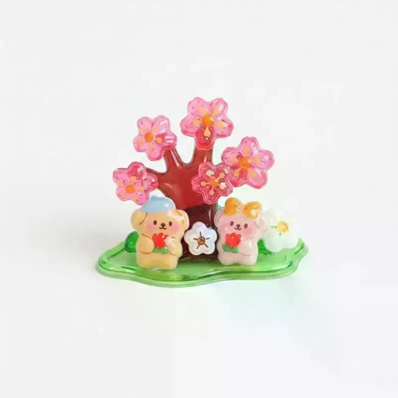 3D Stacked Crystal Stickers Cute Animal Girls Boys Classroom Prizes Qme